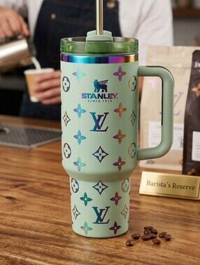 Stanley LV Collaboration Mint Green Insulated Travel Mug